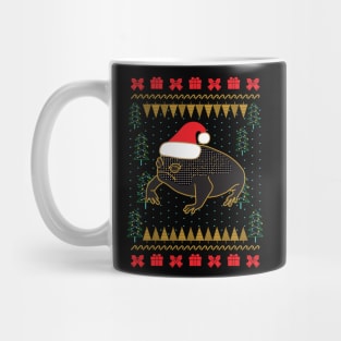 Black Desert Rain Frog Ugly Christmas Sweater Mug